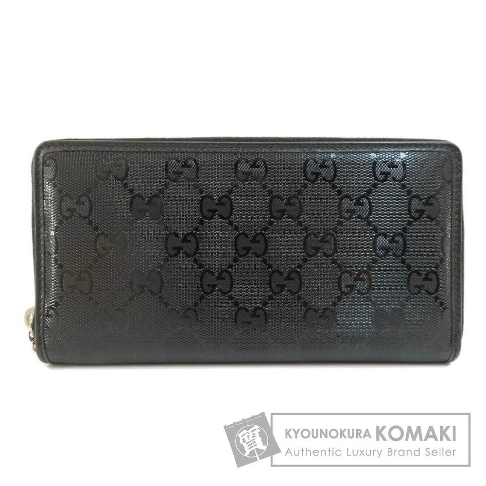 Gucci Round Zipper Imprime Long Wallet coin purse
